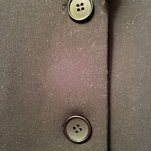 NWOT Helmut Lang Classic Black Blazer Jacket Size 0 Never Worn Button Replaced - Picture 3 of 16